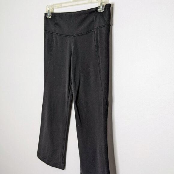 Lululemon Black Gather and Crow Crop Slit Pants 6 - Picture 2 of 7